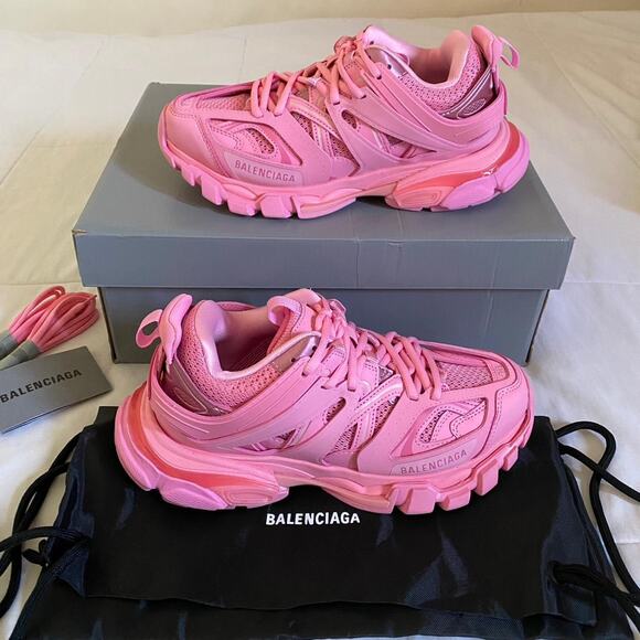 Balenciaga Track Trainer Pink (Women's) sneakers - size 9W US / 39 EU - Picture 3 of 7